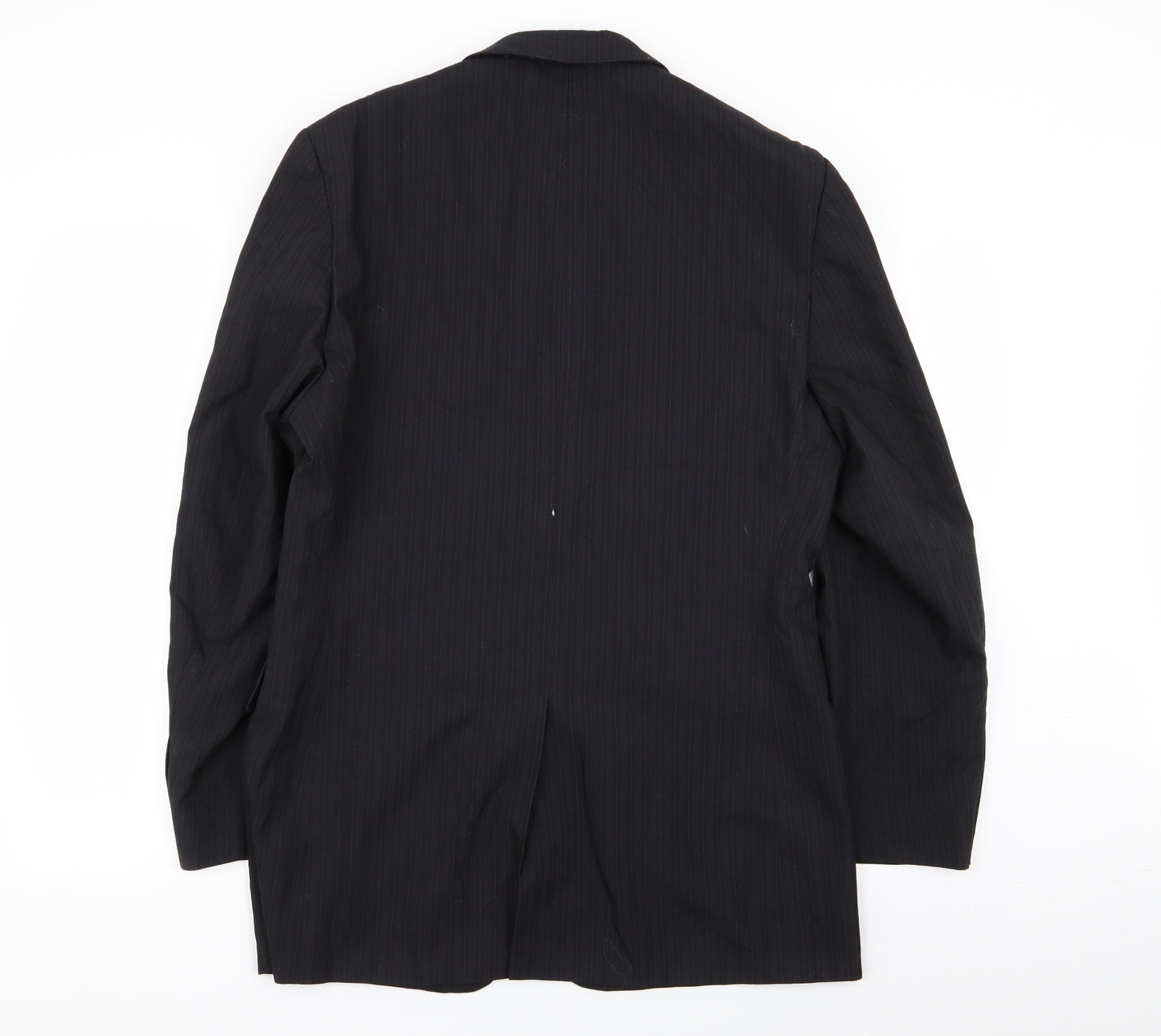 F&F Mens Black Striped  Jacket Blazer Size 40