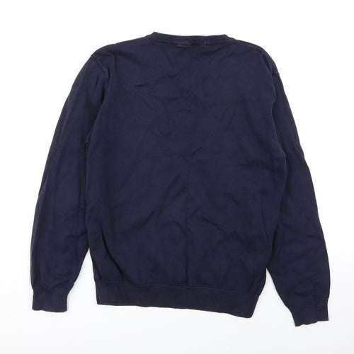 Asda George Boys Blue   Pullover Jumper Size 11-12 Years  - School Jumper