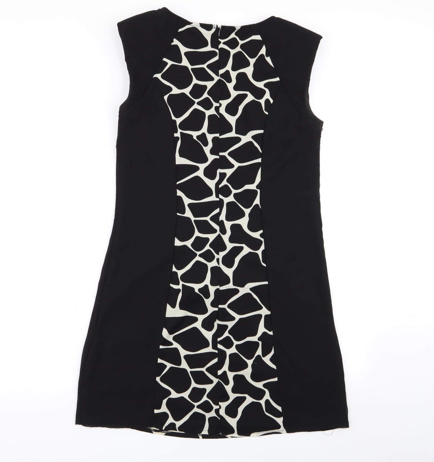 LITTLE MISTRESS Womens Black Geometric  A-Line  Size 10