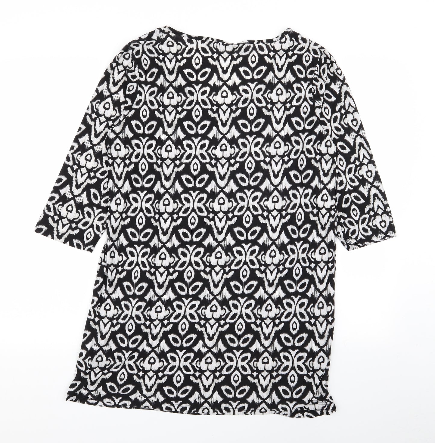 intuition Womens Multicoloured Geometric  T-Shirt Dress  Size 12