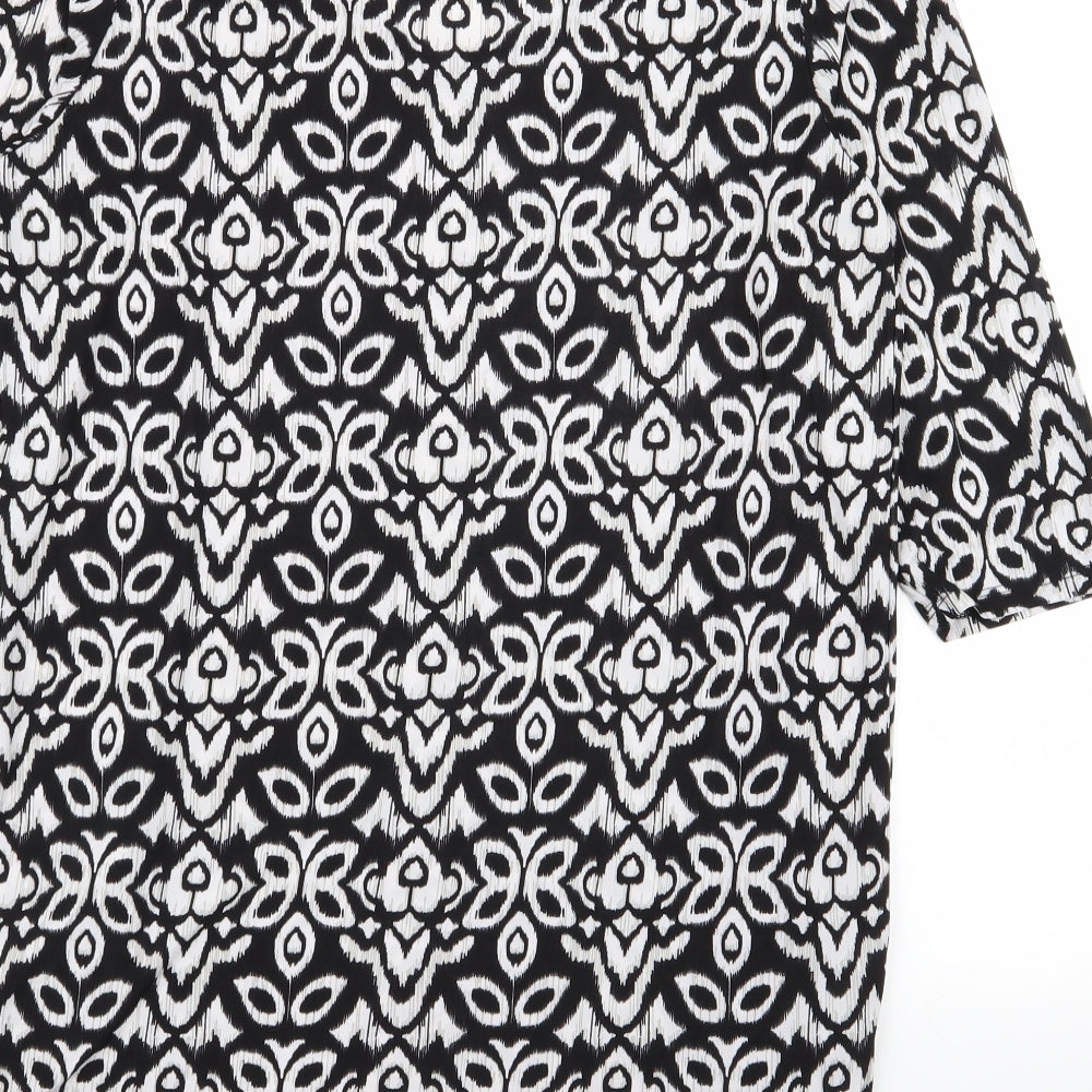 intuition Womens Multicoloured Geometric  T-Shirt Dress  Size 12