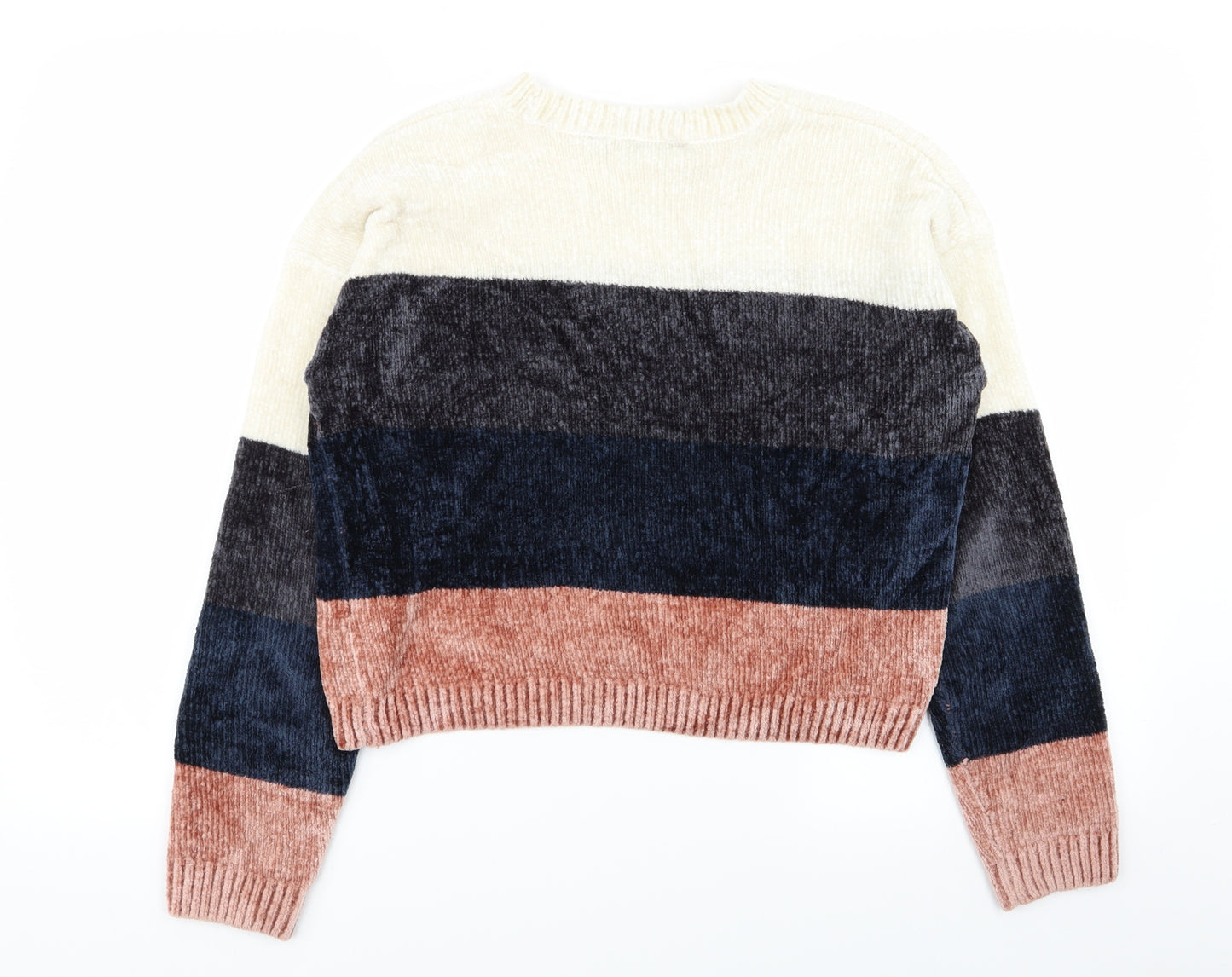 New Look Girls Multicoloured Striped  Pullover Jumper Size 14-15 Years