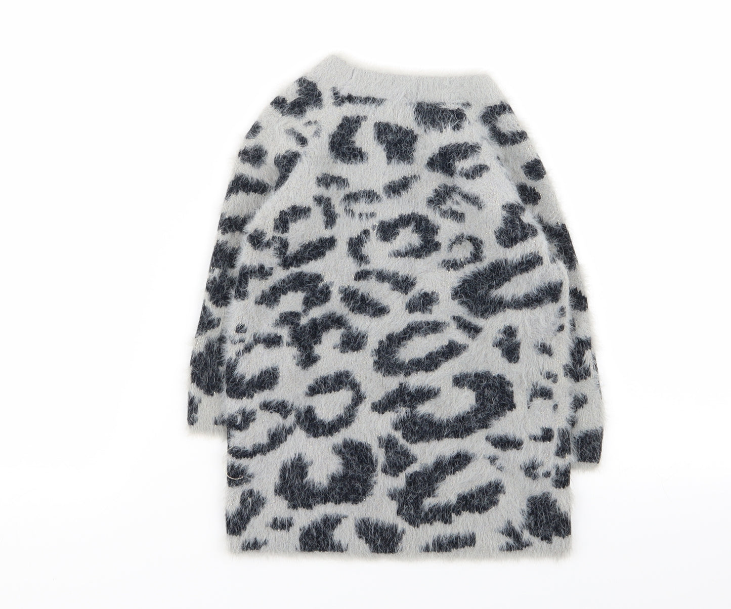 NEXT Girls Multicoloured Animal Print  Jumper Dress  Size 3 Years