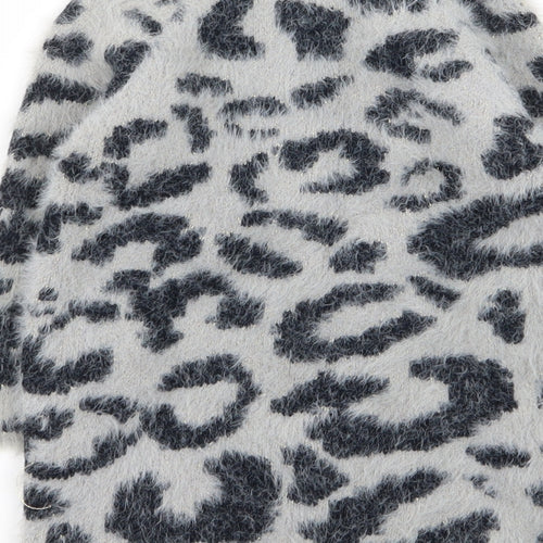 NEXT Girls Multicoloured Animal Print  Jumper Dress  Size 3 Years
