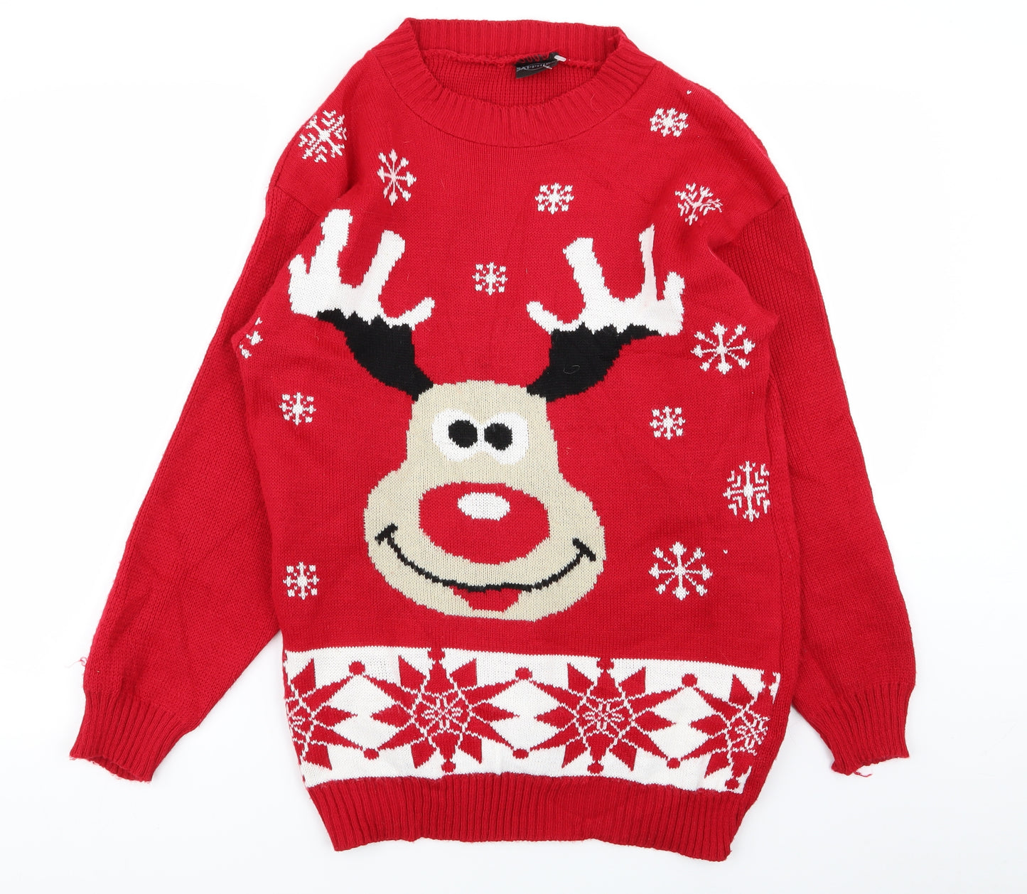 saphire Womens Red   Pullover Jumper Size M  - Christmas Jumper