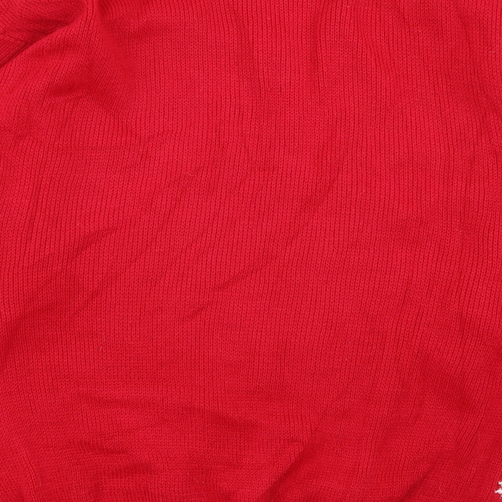 saphire Womens Red   Pullover Jumper Size M  - Christmas Jumper