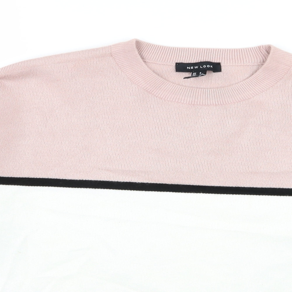 New Look Womens Multicoloured Striped  Pullover Jumper Size S