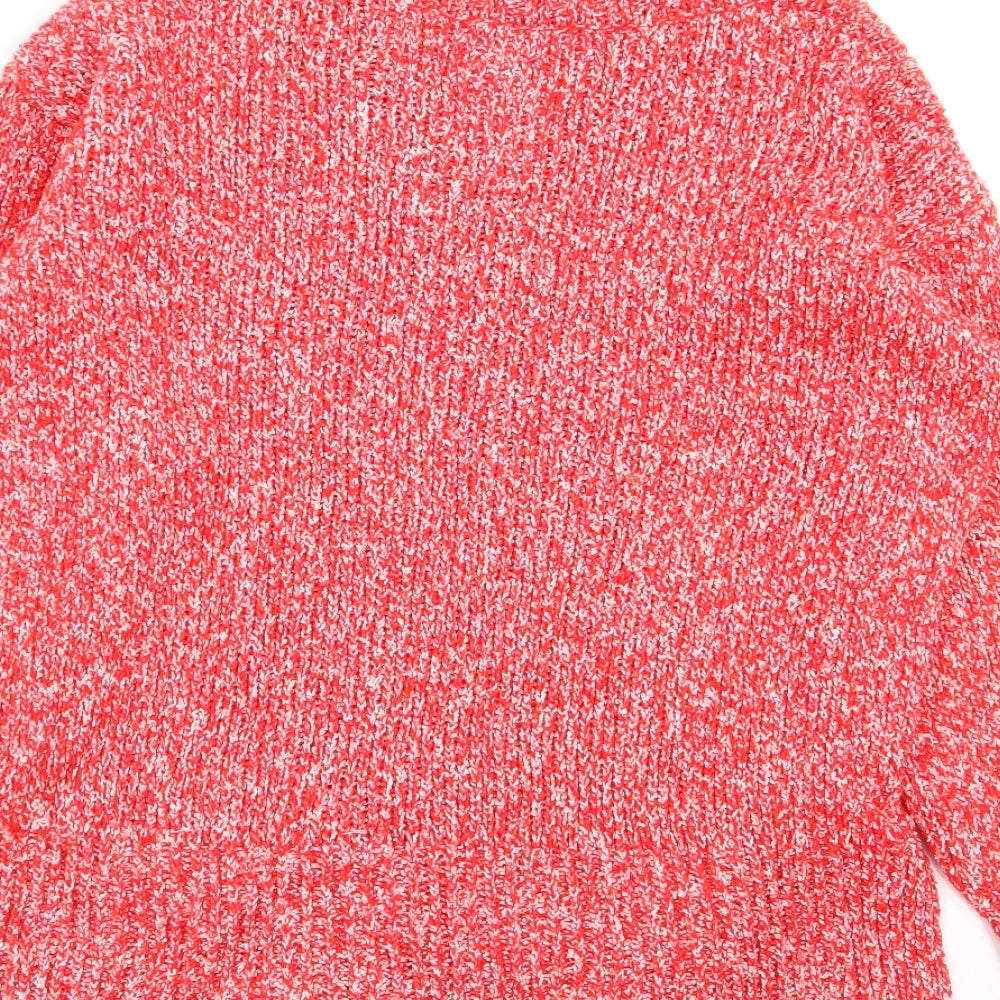M&S Womens Red   Pullover Jumper Size S