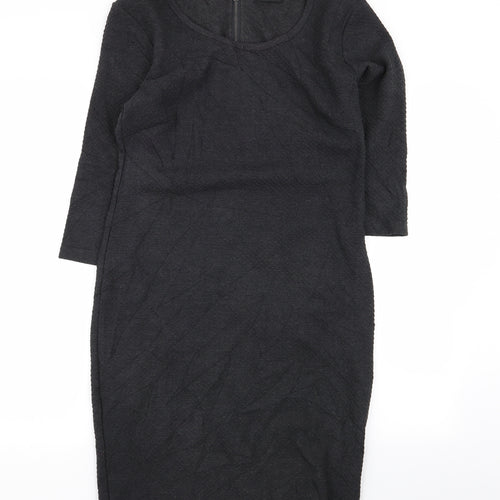 fransa Womens Grey   A-Line  Size M