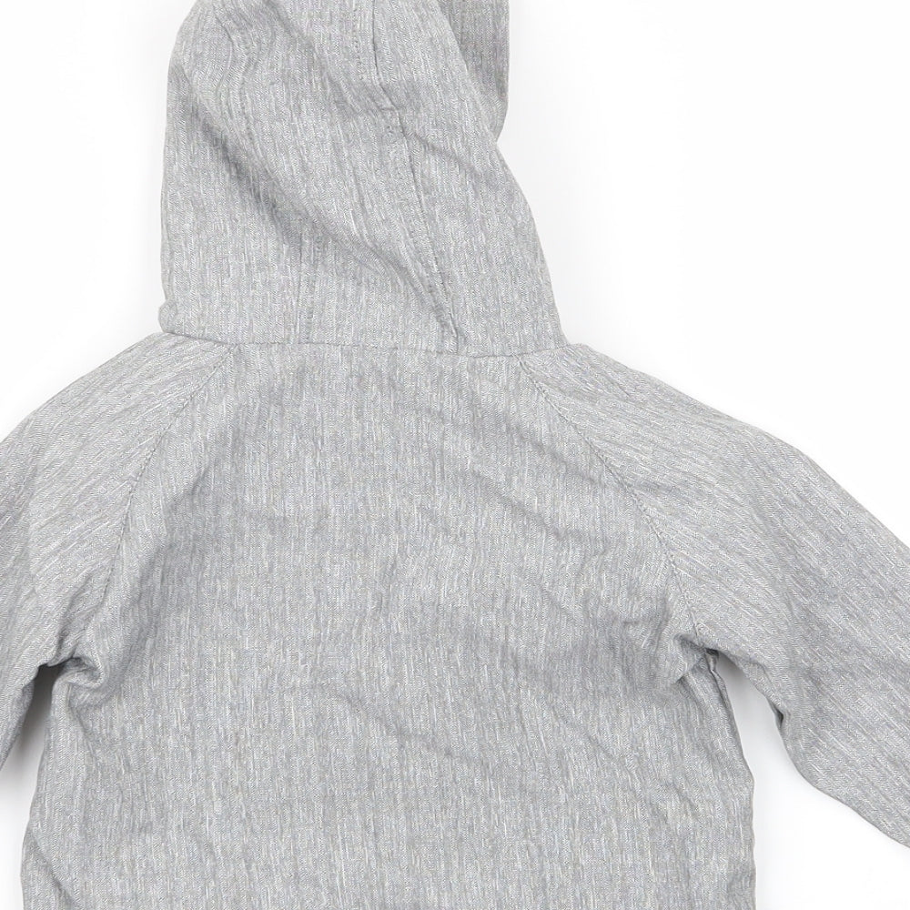 Primark Boys Grey   Basic Coat Coat Size 6-9 Months