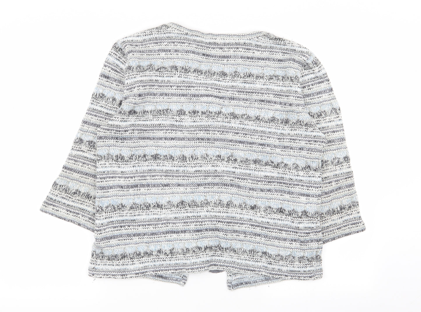 Per Una Womens Multicoloured Geometric  Cardigan Jumper Size L