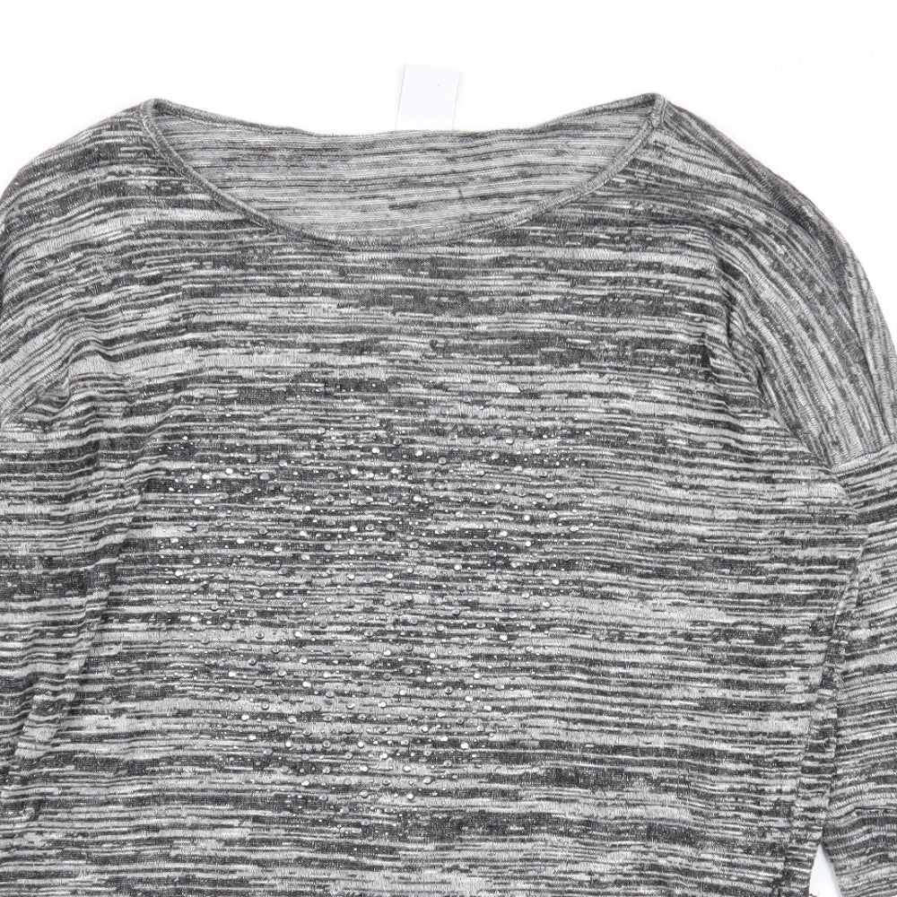 items Womens Grey   Basic T-Shirt Size M