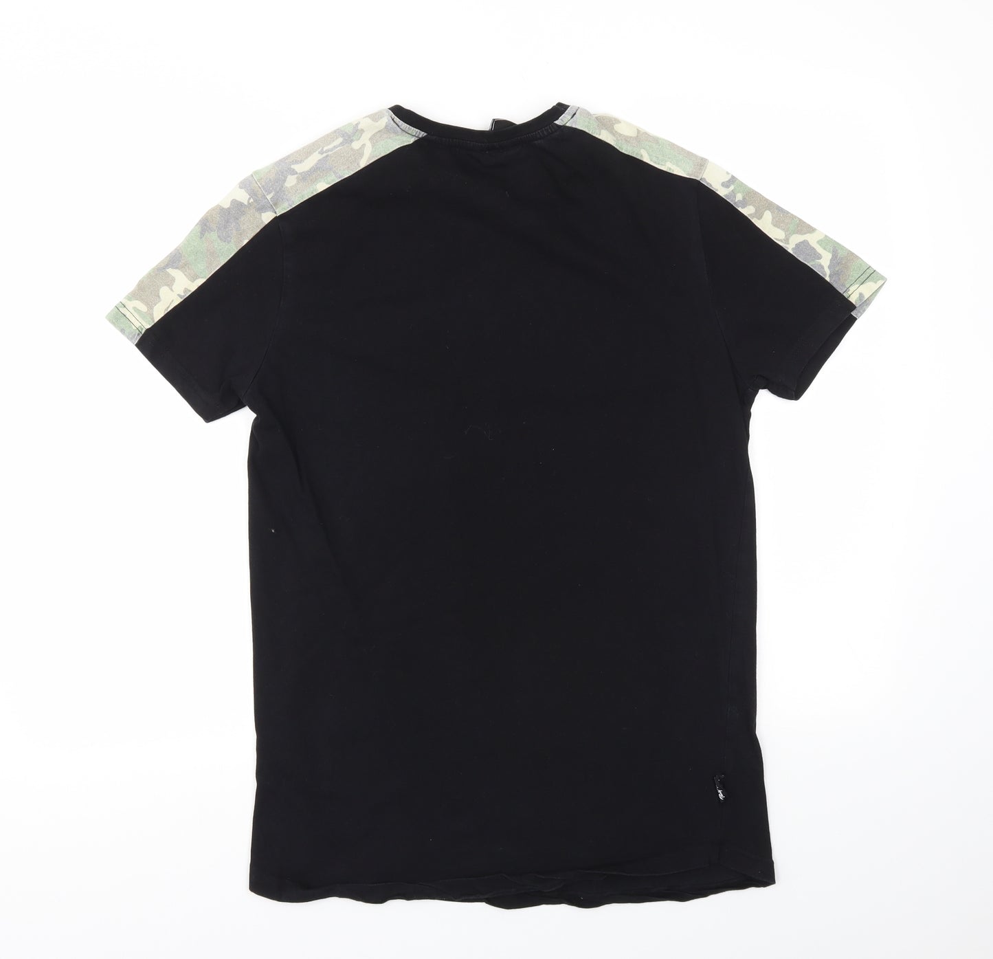 Preworn Mens Black    T-Shirt Size S