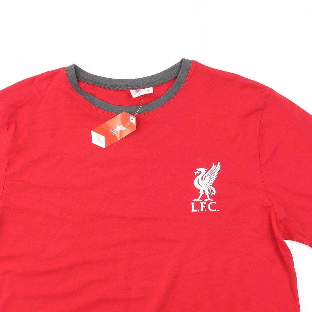 L.F.C Mens Red    T-Shirt Size L