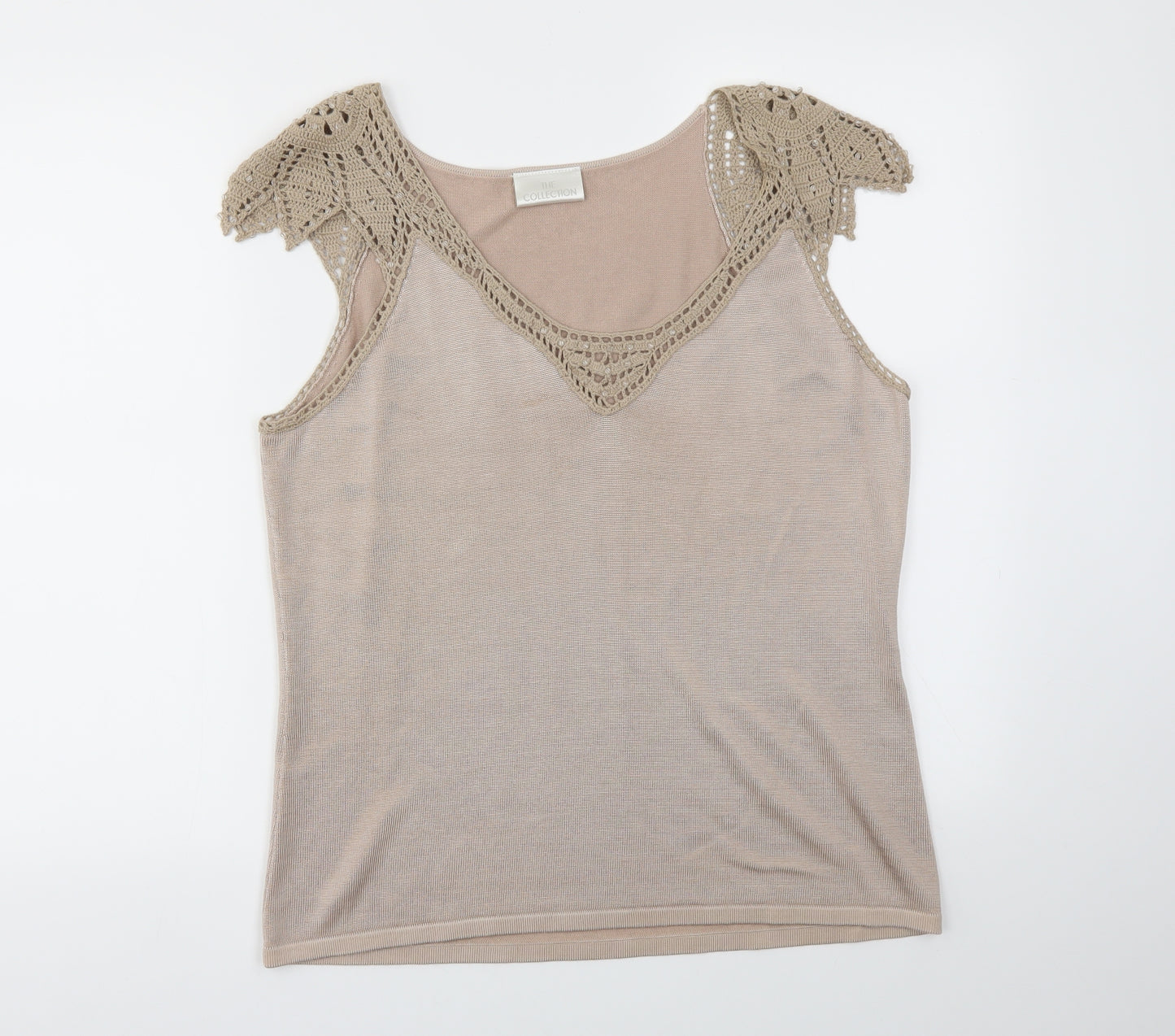The Collection  Womens Gold   Basic T-Shirt Size 18