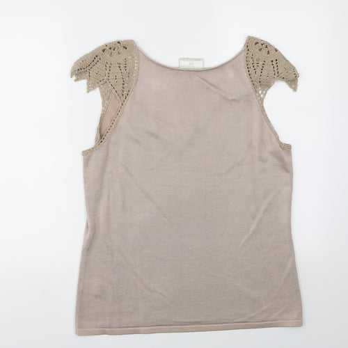 The Collection  Womens Gold   Basic T-Shirt Size 18