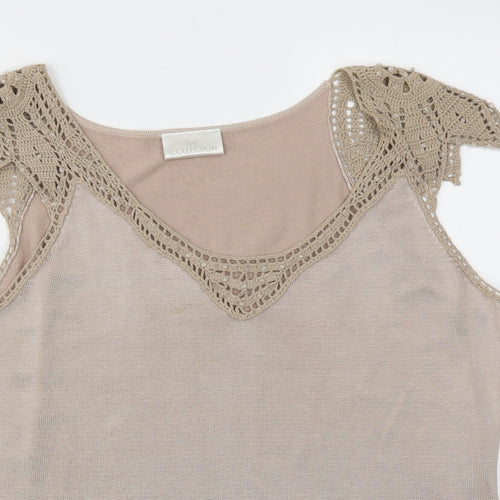 The Collection  Womens Gold   Basic T-Shirt Size 18
