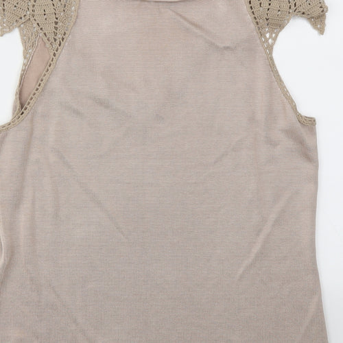 The Collection  Womens Gold   Basic T-Shirt Size 18