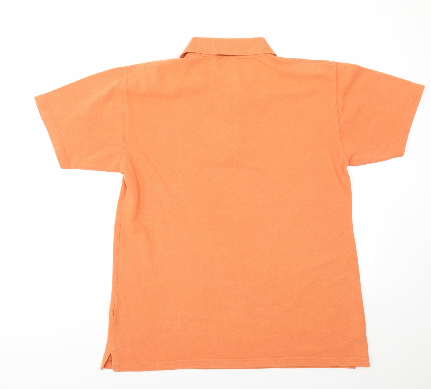 Cotton Traders Mens Orange    Polo Size M