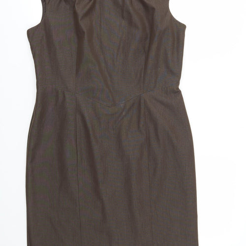 TU Womens Brown   Fit & Flare  Size 14