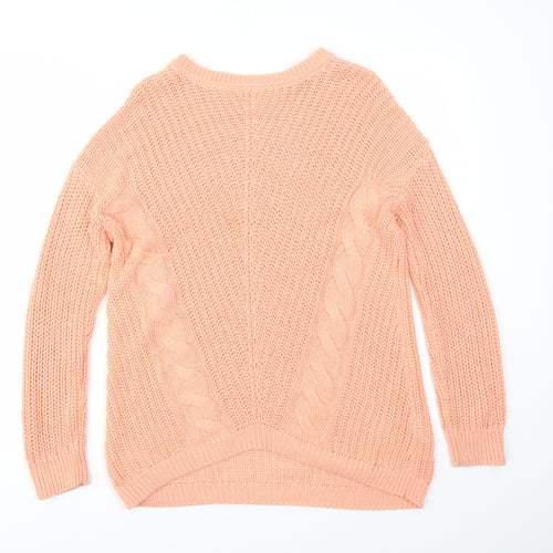 George Womens Orange   Pullover Jumper Size 10