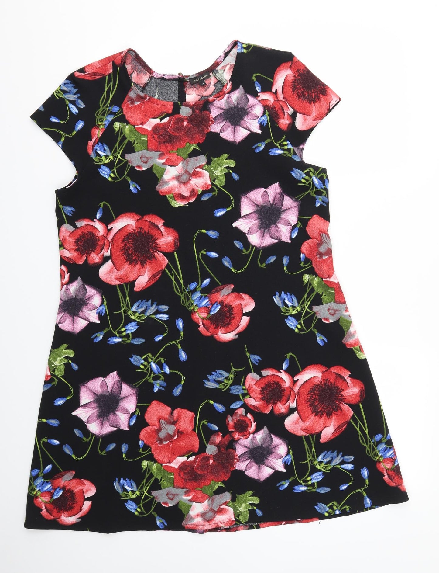 River Island Womens Multicoloured Floral  Fit & Flare  Size 14