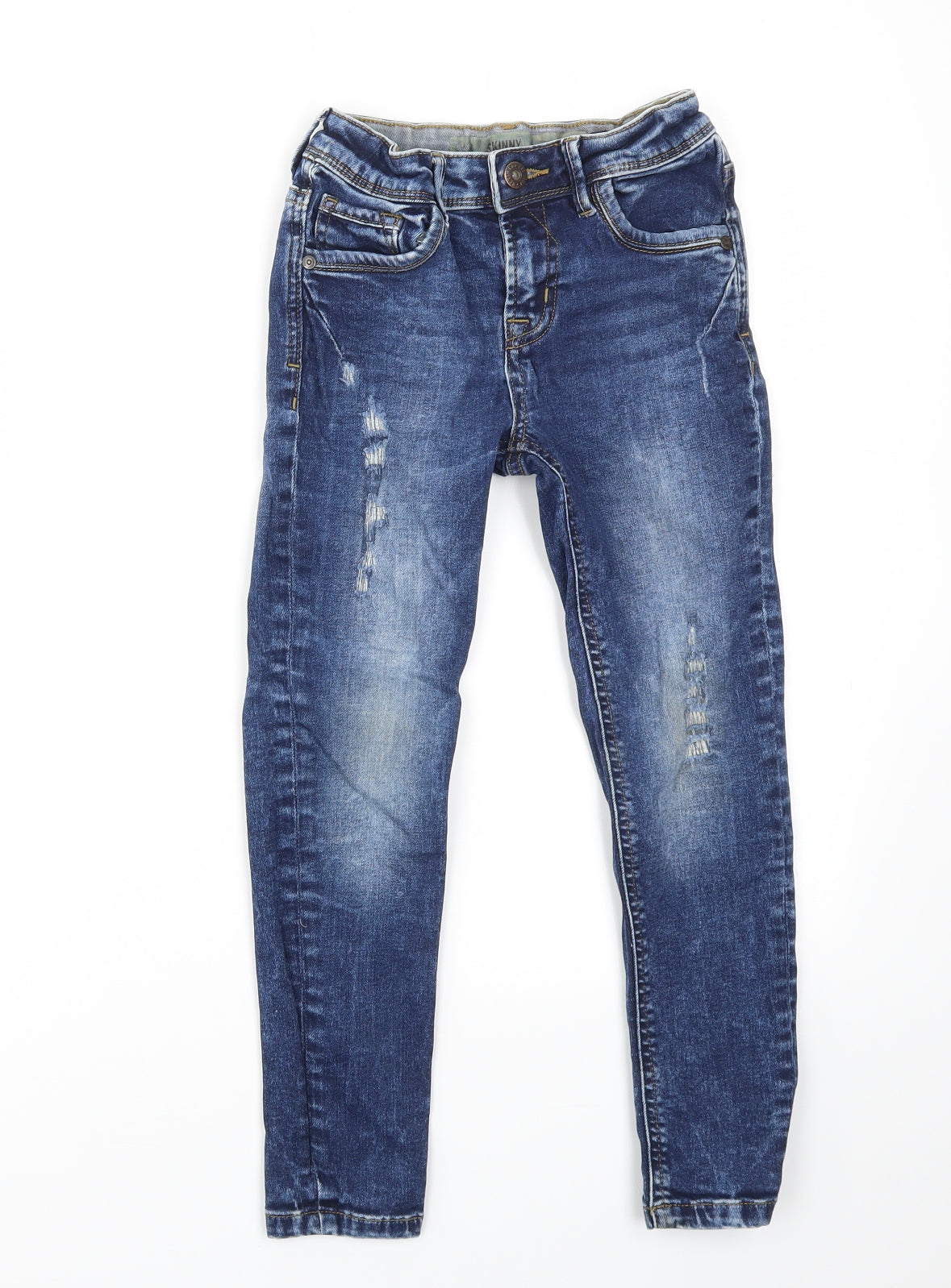 DENIM &CO Girls Blue   Skinny Jeans Size 5-6 Years