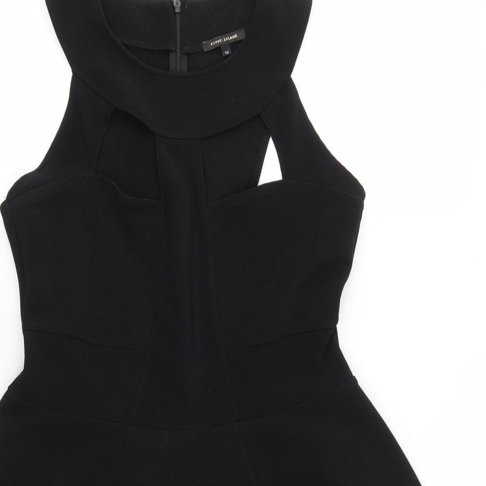 River Island Womens Black   Fit & Flare  Size 16
