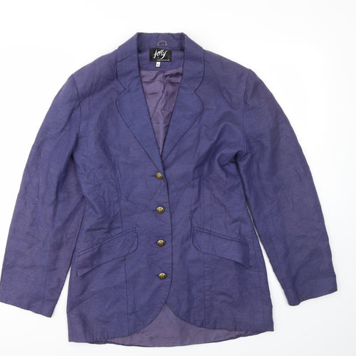 JELLY Womens Blue   Jacket Blazer Size 10