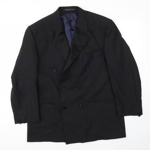 M&S Mens Black   Jacket Blazer Size 42