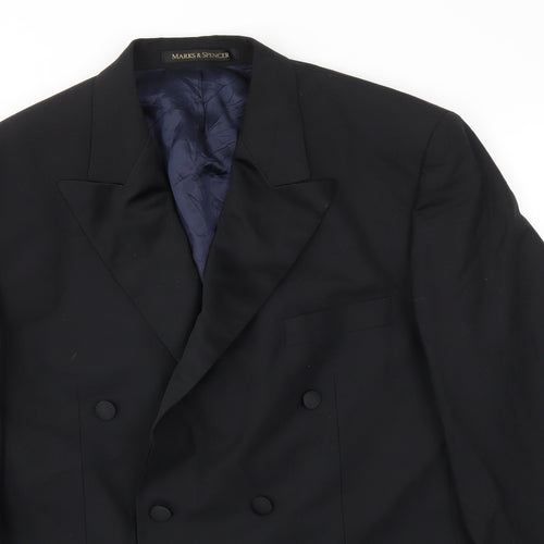 M&S Mens Black   Jacket Blazer Size 42