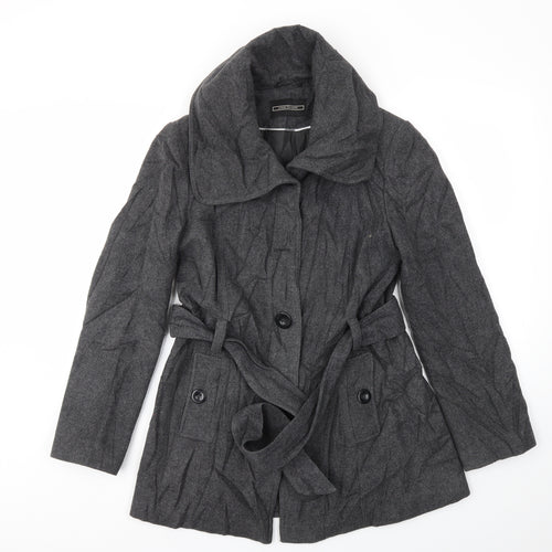 Woolmark Womens Grey   Jacket Coat Size 10