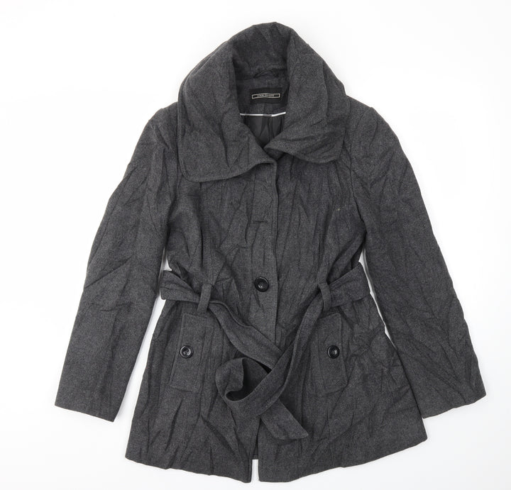 Woolmark Womens Grey   Jacket Coat Size 10