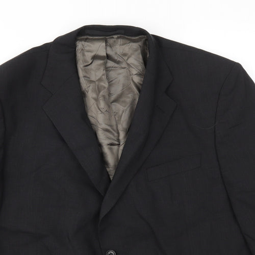 M&S Mens Grey Paisley  Jacket Blazer Size 46