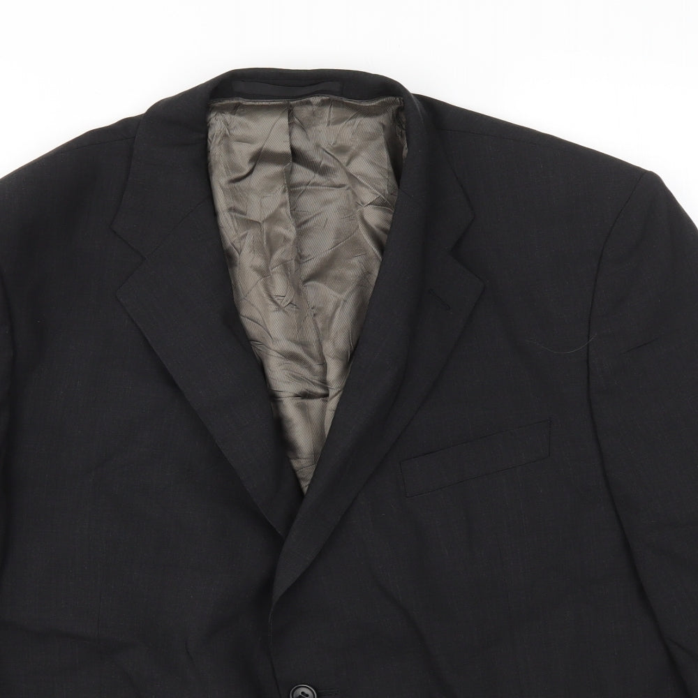 M&S Mens Grey Paisley  Jacket Blazer Size 46