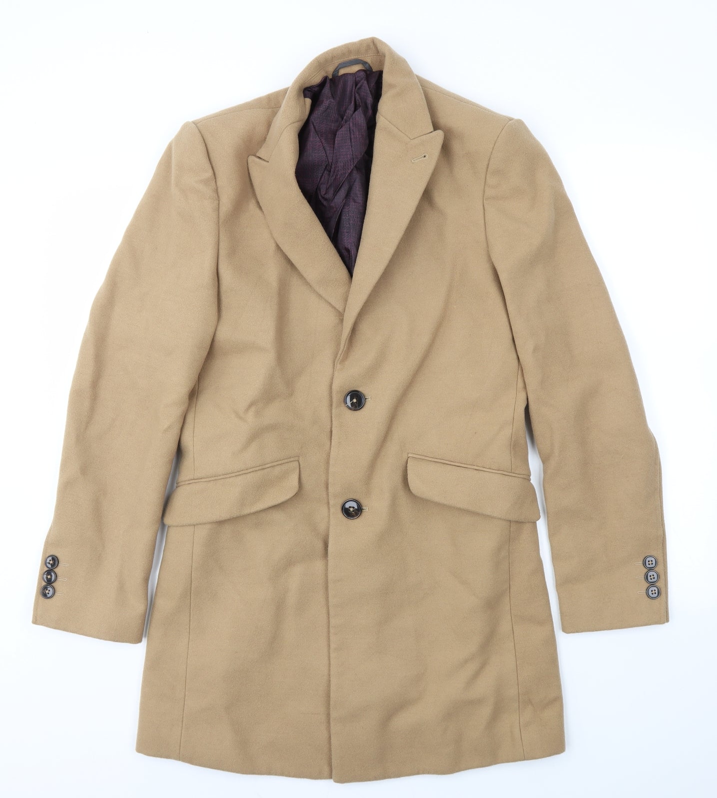 burtons Mens Beige   Jacket Coat Size S