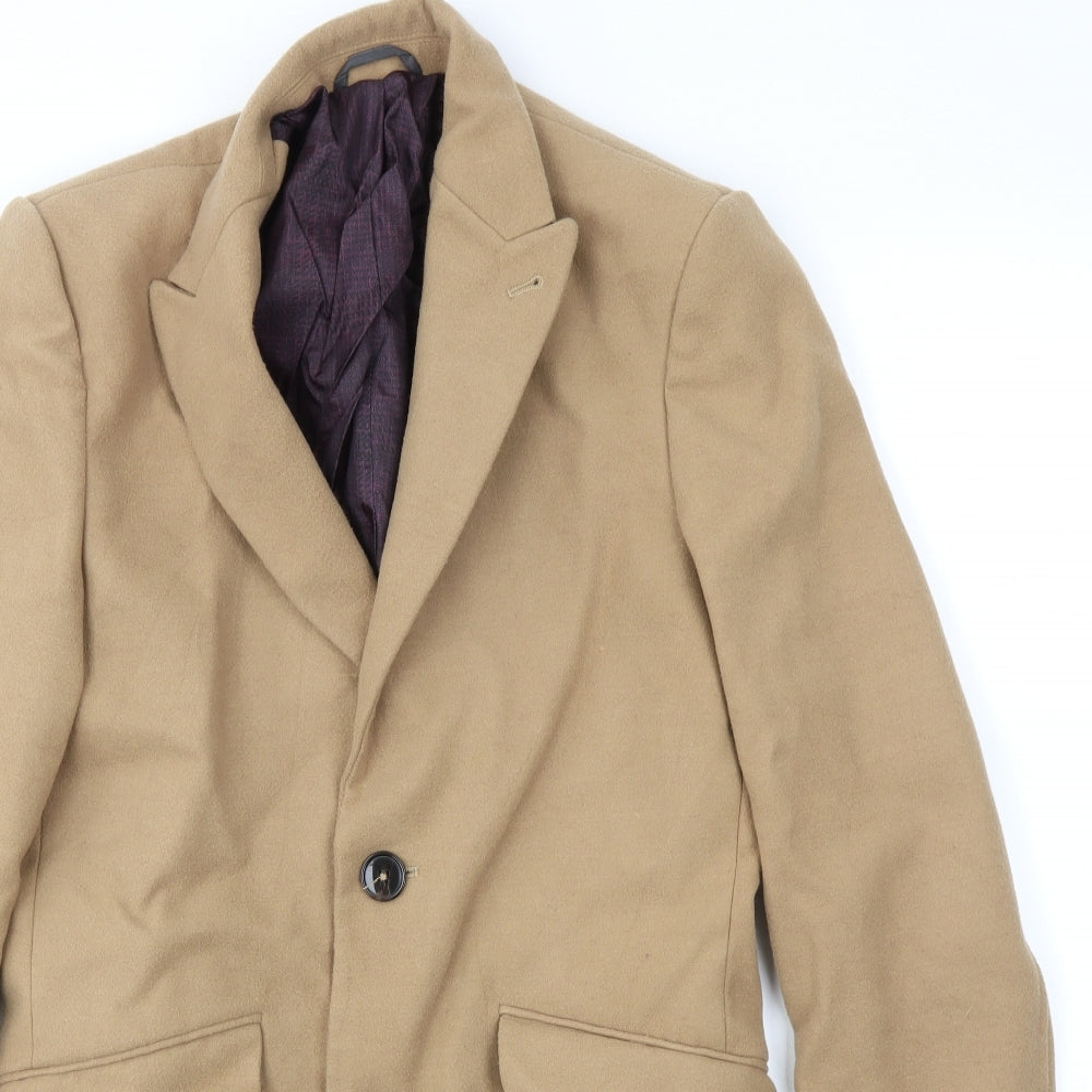 burtons Mens Beige   Jacket Coat Size S