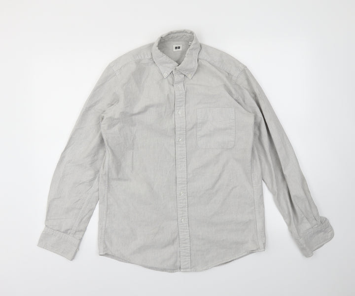 Preworn Mens Grey T-Shirt Size S