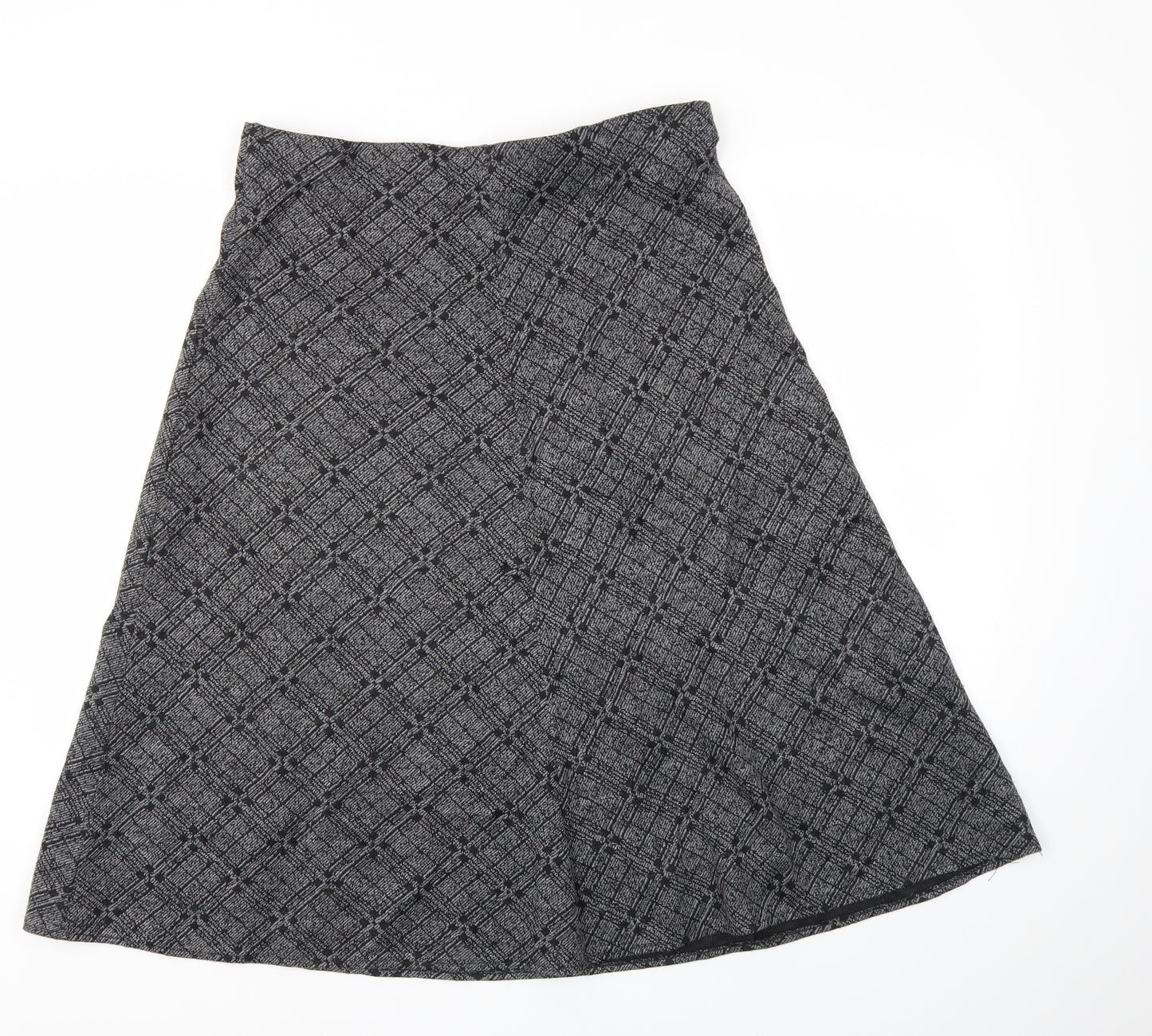 BM Womens Grey   Flare Skirt Size 16  - stretch waistband