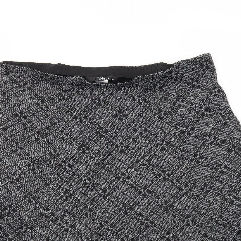 BM Womens Grey   Flare Skirt Size 16  - stretch waistband