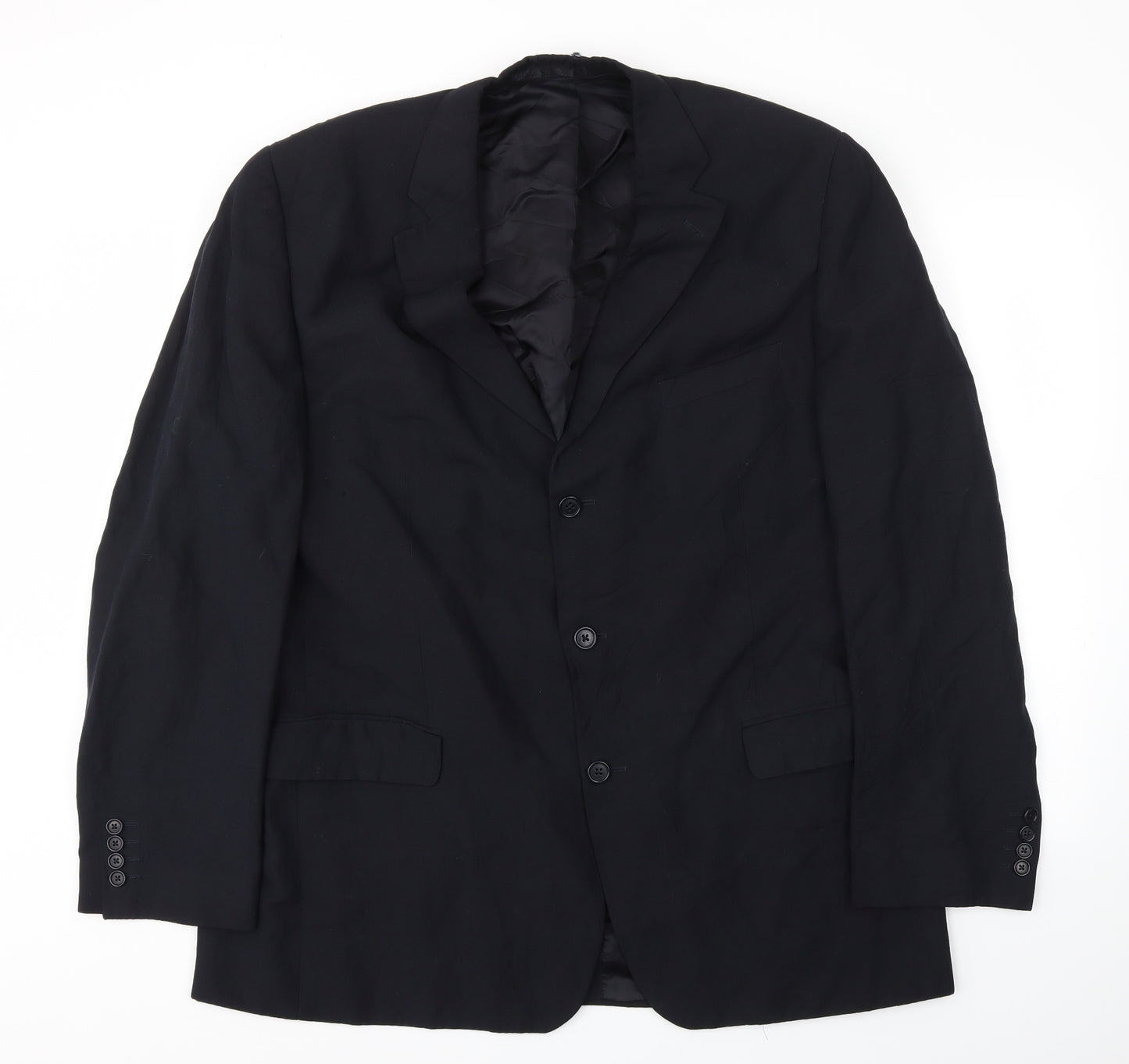 Jaeger Mens Blue   Jacket Blazer Size 46