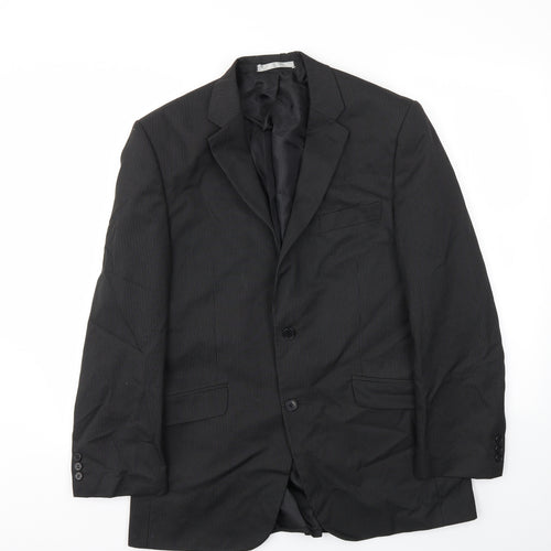 Preworn Mens Black   Jacket Blazer Size 40