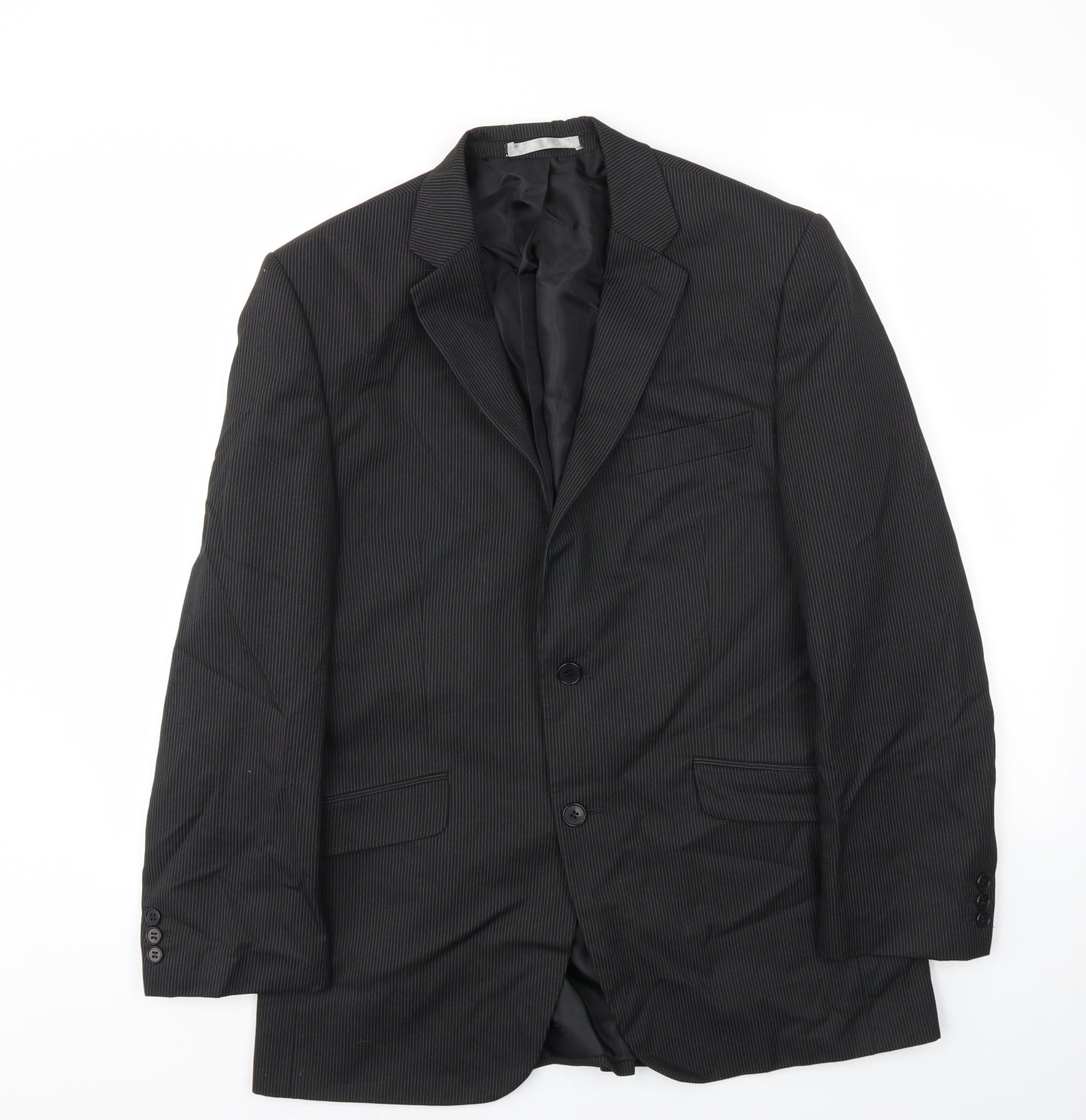 Preworn Mens Black   Jacket Blazer Size 40