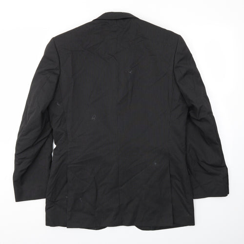 Preworn Mens Black   Jacket Blazer Size 40