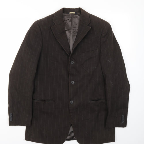 Preworn Mens Brown   Tuxedo Blazer Size 40
