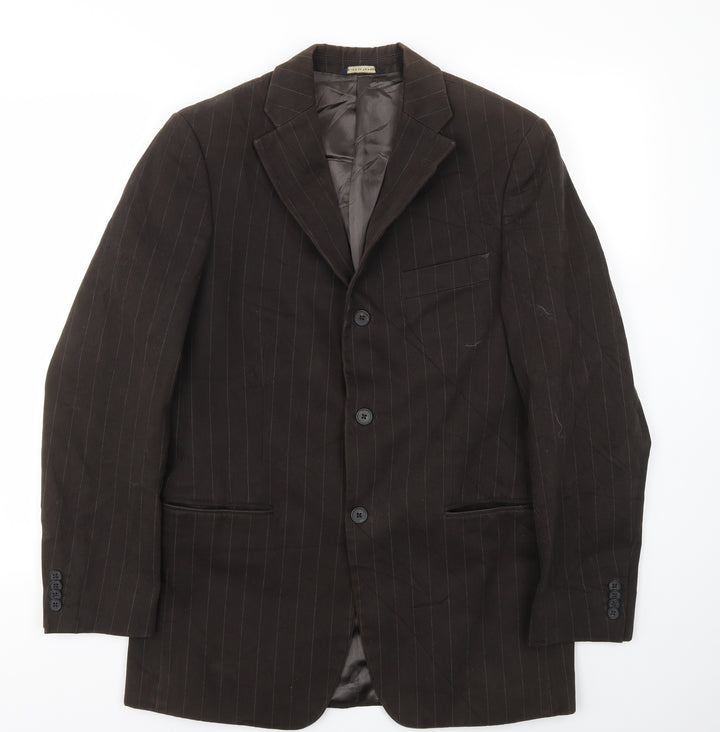 Preworn Mens Brown Tuxedo Blazer Size 40