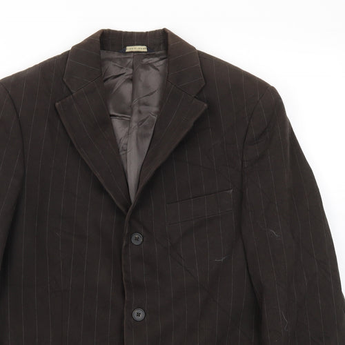 Preworn Mens Brown   Tuxedo Blazer Size 40