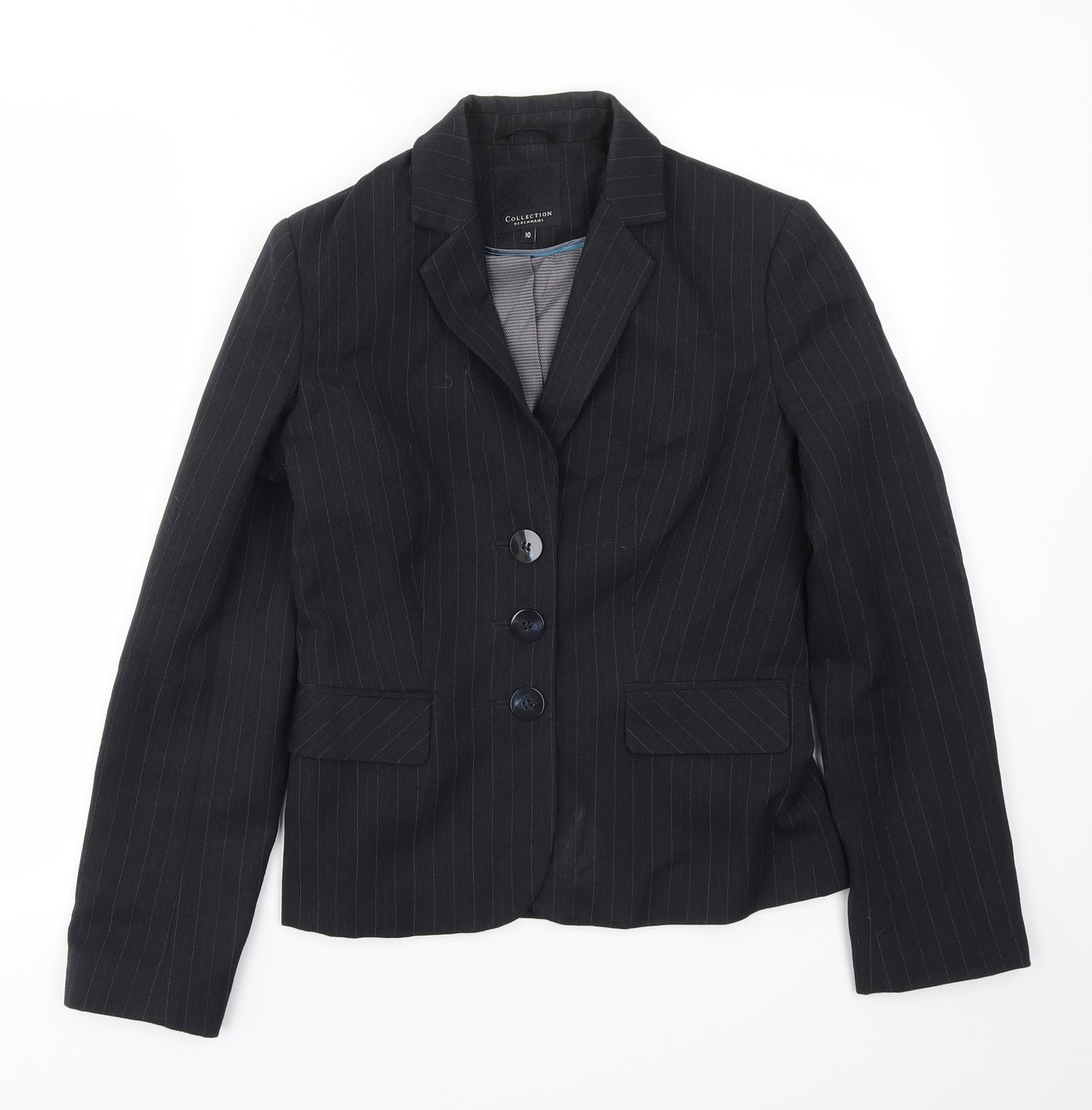 Debenhams Womens Blue   Jacket Blazer Size 10