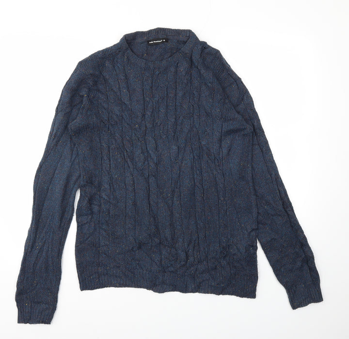 Cedar Wood State Mens Blue   Pullover Sweatshirt Size M
