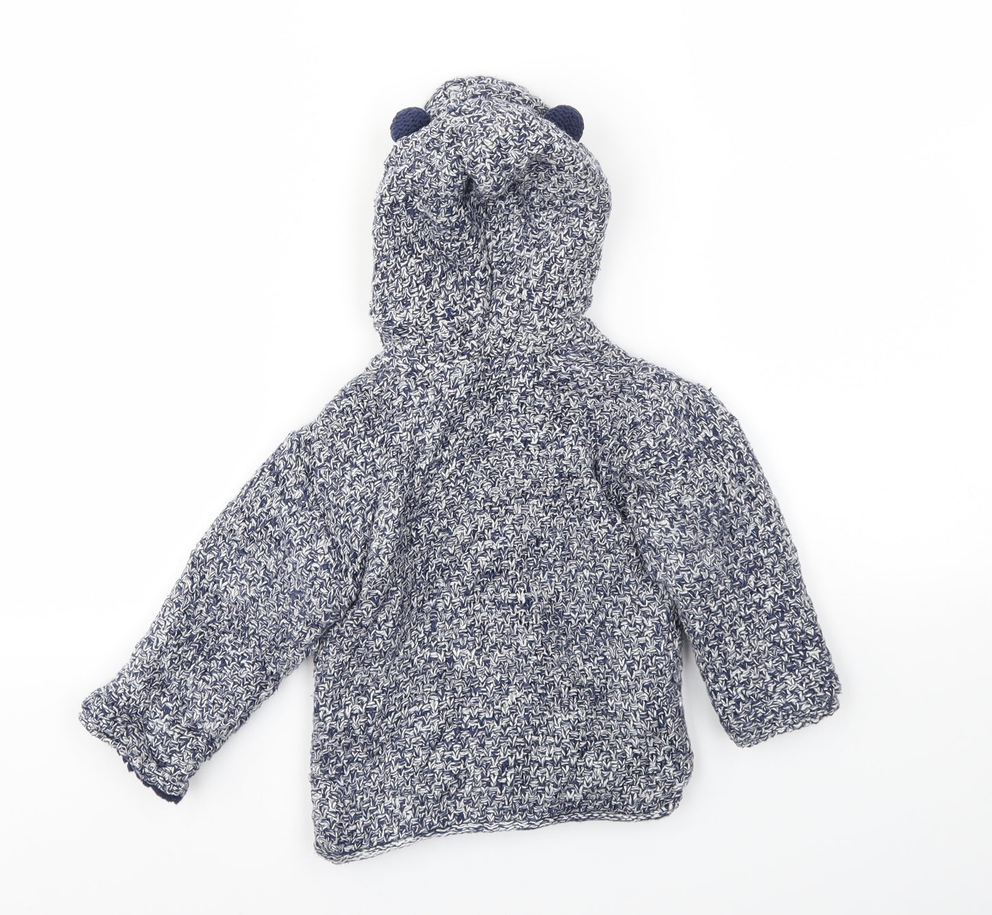 Nutmeg Boys Blue Animal Print  Basic Jacket Coatigan Size 9-12 Months